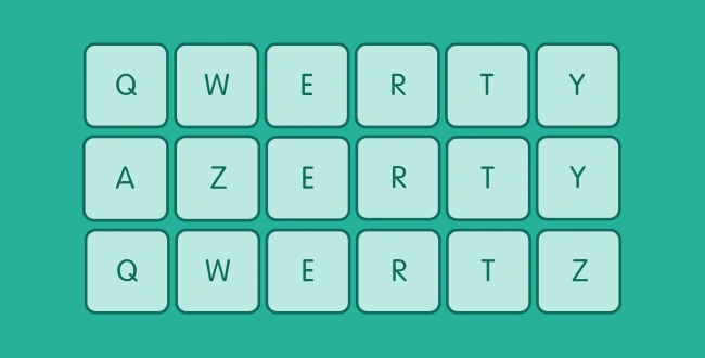 QWERTY, AZERTY or QWERTZ